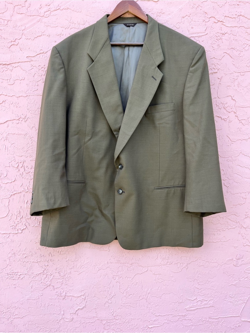 Vintage Givenchy Monsieur Sport Coat Blazer Olive Green
